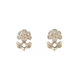 1474A<br>“Horseshoe”<br>Diamond Earrings
