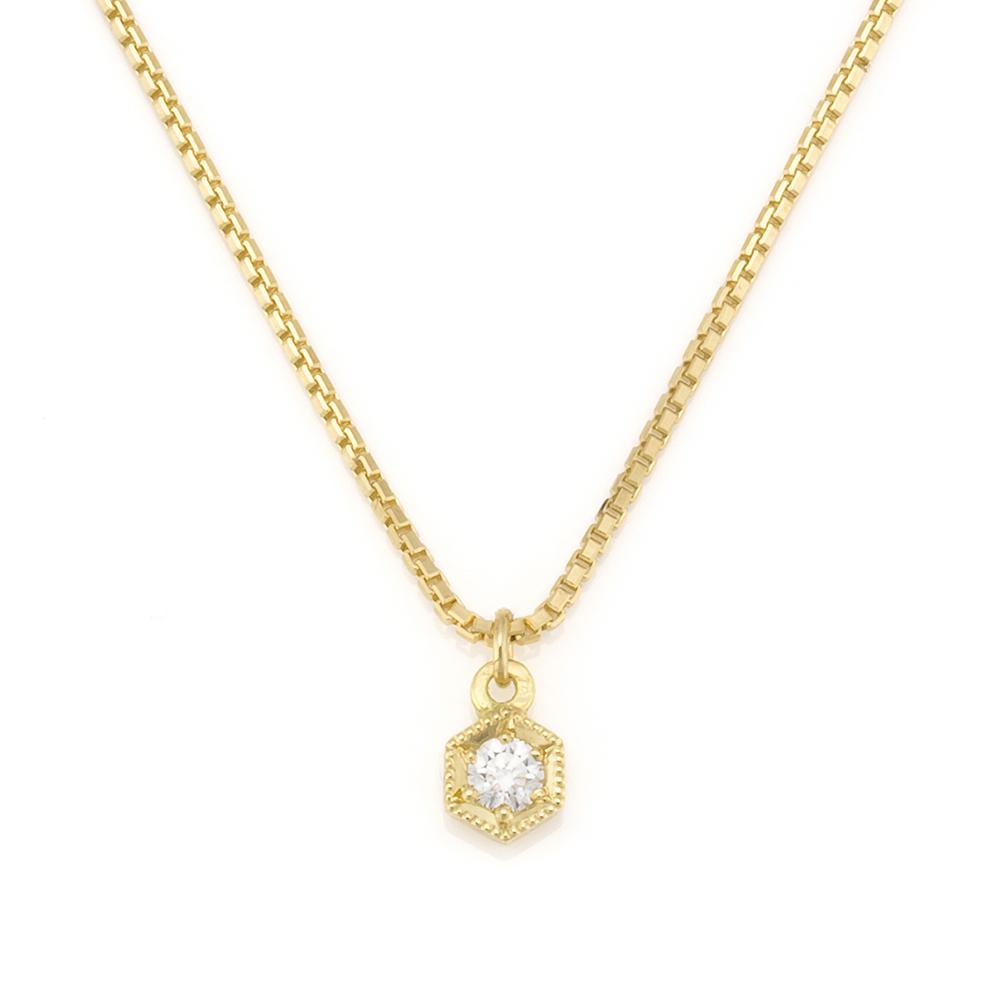 1458A<br>ダイヤモンドネックレス<br>“six petit”<br>Diamond necklace