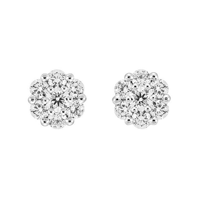 031AE<br>Diamond pierced-earrings