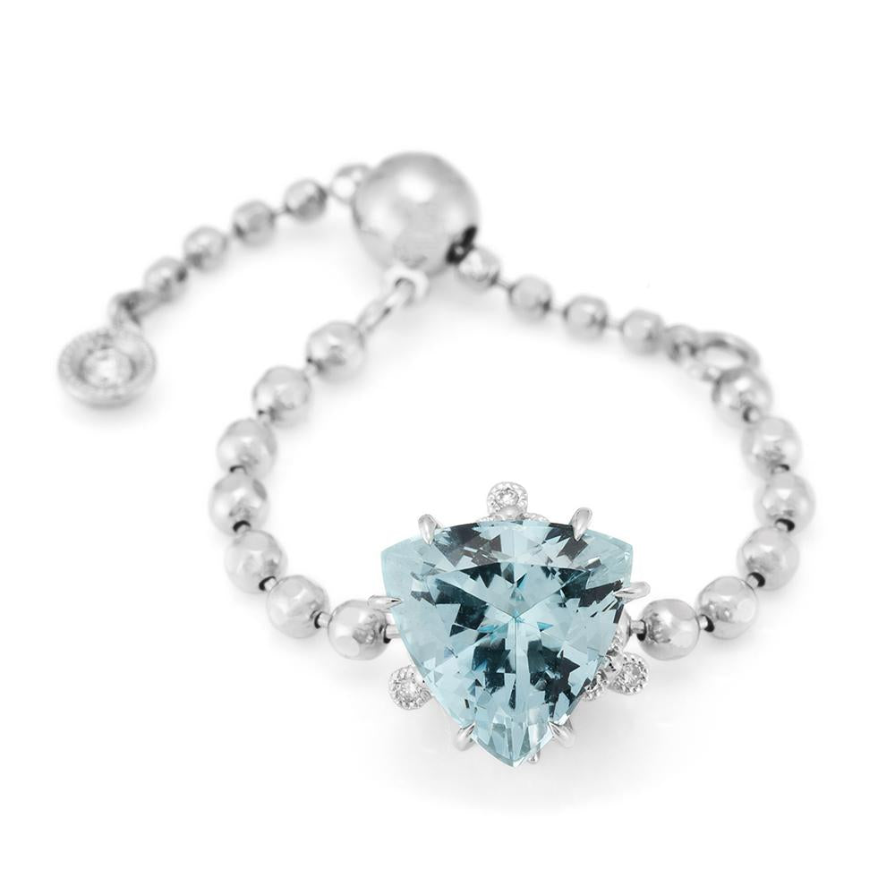 Aquamarine Chain-Ring<br>260EU