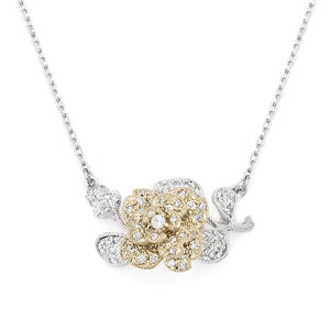 1211A<br>“UNDER THE ROSE”<br>Diamond Necklace