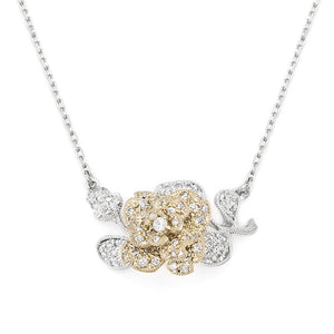 1211A<br>“UNDER THE ROSE”<br>Diamond necklace
