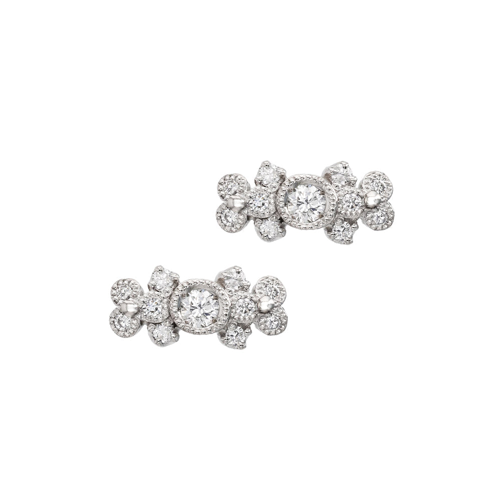 “bow”<br>Diamond Earrings<br>1509A
