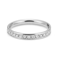 Load image into Gallery viewer, “smooth”&lt;br&gt;Half Eternity&lt;br&gt;Diamond Ring&lt;br&gt;723B
