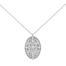 Load image into Gallery viewer, 1325A&lt;br&gt;“fleurs”&lt;br&gt;Diamond necklace
