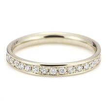 Load image into Gallery viewer, “smooth”&lt;br&gt;Half Eternity&lt;br&gt;Diamond Ring&lt;br&gt;723B

