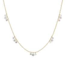 Load image into Gallery viewer, 811DS&lt;br&gt;Laser-Holed Diamond Necklace
