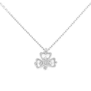 1046A<br>“Trois Feuilles”<br>Diamond Necklace