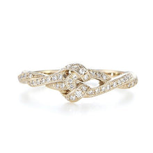 Load image into Gallery viewer, 1465A&lt;br&gt;“Knot”&lt;br&gt;Diamond ring
