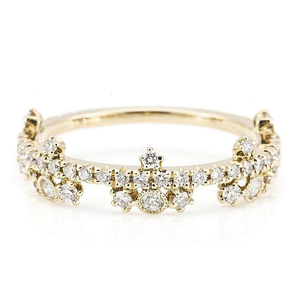 “SIRUSI”<br>Half Eternity<br>Diamond Ring<br>722B