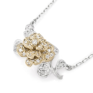 1211A<br>“UNDER THE ROSE”<br>Diamond Necklace