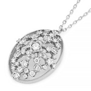 1325A<br>“fleurs”<br>Diamond necklace