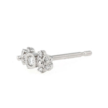 將圖片載入圖庫檢視器 1509A Diamond Earrings&lt;br&gt;- bow -
