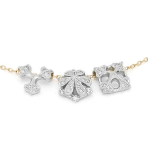“geometry”<br> Diamond Necklace<br>1403A