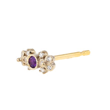 將圖片載入圖庫檢視器 1509B Amethyst Earrings&lt;br&gt;- bow -
