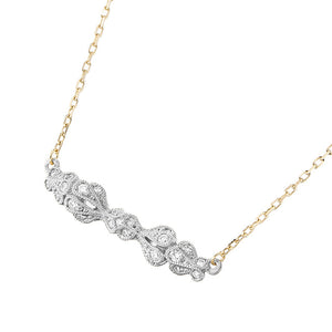 1491A<br>“Leaves”<br>Diamond Necklace