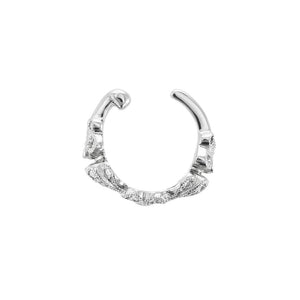 1492A<br>“Leaves”<br>Diamond Ear-cuff