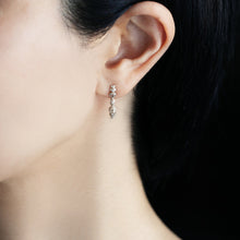 Load image into Gallery viewer, “Leaves”&lt;br&gt;Diamond Earrings&lt;br&gt;1493A
