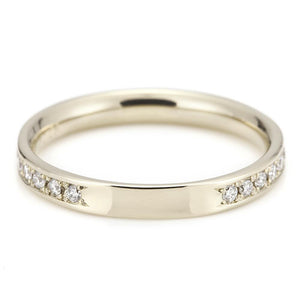 “smooth”<br>Half Eternity<br>Diamond Ring<br>723B
