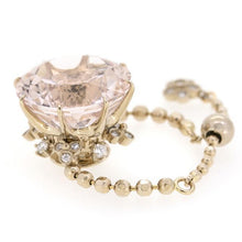 Load image into Gallery viewer, 260GK&lt;br&gt;Morganite Chain-ring
