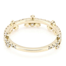 Load image into Gallery viewer, “SIRUSI”&lt;br&gt;Half Eternity&lt;br&gt;Diamond Ring&lt;br&gt;722B
