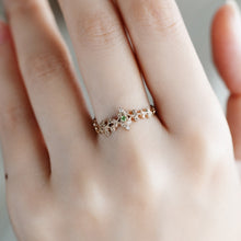 Load image into Gallery viewer, 1477B&lt;br&gt;【Limited version】&lt;br&gt;“Arabesque”&lt;br&gt;Demantoid Garnet Chain-ring
