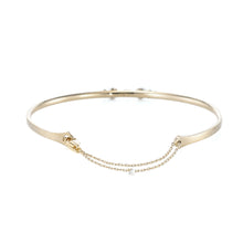 Load image into Gallery viewer, 1495A&lt;br&gt;“Leaves”&lt;br&gt;Diamond Bangle
