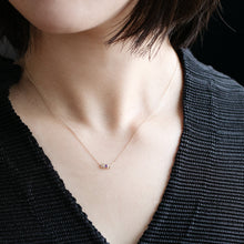 將圖片載入圖庫檢視器 1508B Amethyst Necklace&lt;br&gt;- bow -
