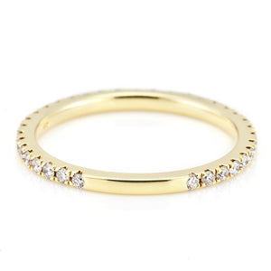 720A<br>“earnest”<br>Half Eternity Diamond Ring