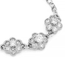 Load image into Gallery viewer, 1331A&lt;br&gt;“fleurs“&lt;br&gt;Diamond Chain-ring
