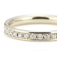 Load image into Gallery viewer, “smooth”&lt;br&gt;Half Eternity&lt;br&gt;Diamond Ring&lt;br&gt;723B
