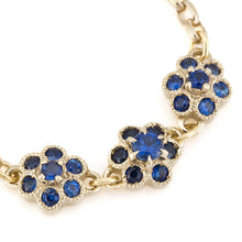 Load image into Gallery viewer, 1331C&lt;br&gt;“fleurs“&lt;br&gt;Sapphire Chain-ring

