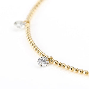 811FL<br>Laser-Holed Diamond Necklace