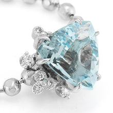 Load image into Gallery viewer, Aquamarine Chain-Ring&lt;br&gt;260EU
