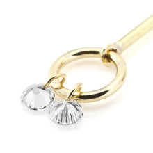 Load image into Gallery viewer, 1148D&lt;br&gt;Laser-Holed Diamond Earrings
