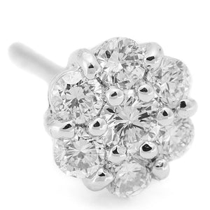 031B<br>Diamond pierced-earrings
