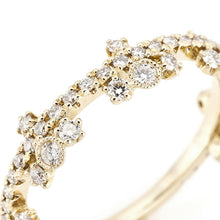 Load image into Gallery viewer, “SIRUSI”&lt;br&gt;Half Eternity&lt;br&gt;Diamond Ring&lt;br&gt;722B
