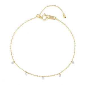 653E<br>Laser-Holed Diamond Bracelet