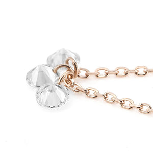 Laser-Holed Diamond Necklace<br>646A