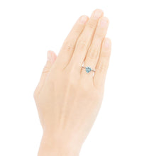 Load image into Gallery viewer, Aquamarine Chain-Ring&lt;br&gt;260EU
