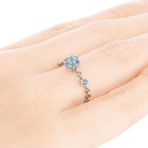 Aquamarine Chain-Ring<br>269X