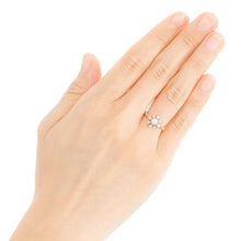 Load image into Gallery viewer, “snowflakes”&lt;br&gt;Diamond Chain-Ring&lt;br&gt;256AK
