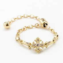 Load image into Gallery viewer, “Polar Night”&lt;br&gt;Diamond Chain-Ring&lt;br&gt;941A
