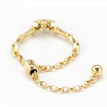 Load image into Gallery viewer, “Polar Night”&lt;br&gt;Diamond Chain-Ring&lt;br&gt;941A
