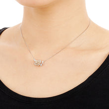 Load image into Gallery viewer, “Under the Rose”&lt;br&gt;Diamond Necklace&lt;br&gt;1211A
