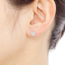 將圖片載入圖庫檢視器 031AE&lt;br&gt;Diamond pierced-earrings
