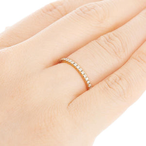 720A<br>“earnest”<br>Half Eternity Diamond Ring