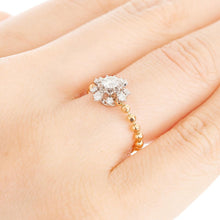 Load image into Gallery viewer, “snowflakes”&lt;br&gt;Diamond Chain-Ring&lt;br&gt;256AK
