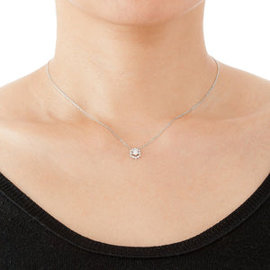 1104A<br>“reticella”<br>Diamond Necklace