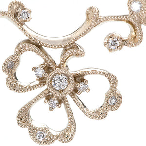 “Trois Feuilles”<br>Diamond Necklace<br>1045A